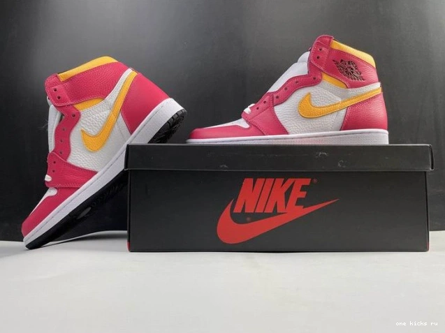 Rep Onekick Jordan 555088-603 Fusion High OGLight Air 1 Red 0810